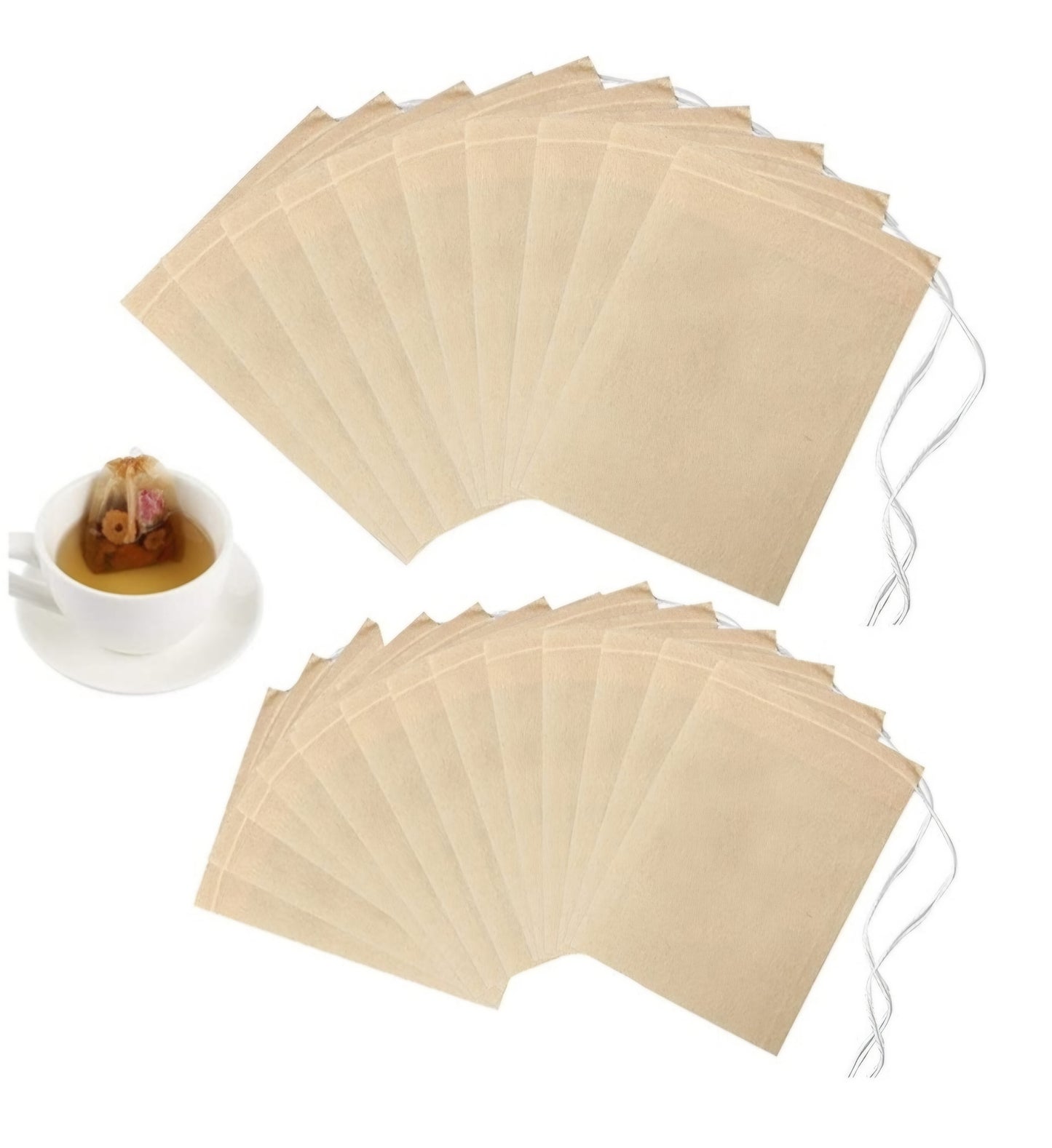 14 Disposable tea bags